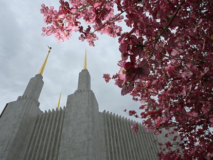 Templo mormón en Washington DC.