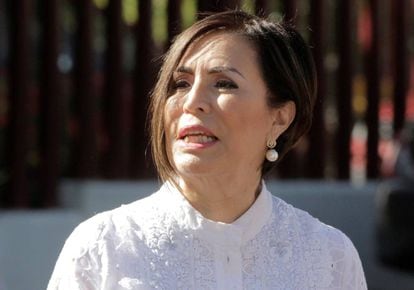 La exministra de Peña Nieto, Rosario Robles, el pasado jueves.