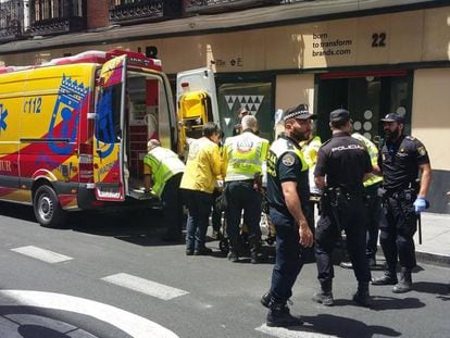 Policías municipales y nacionales en una imagen de archivo.