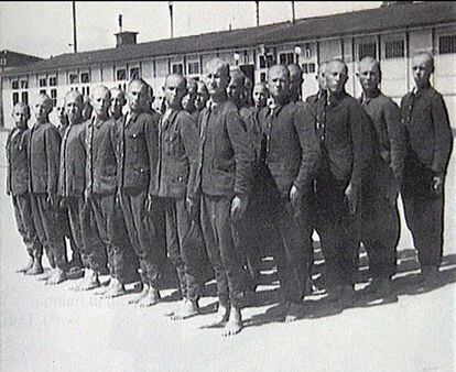 Imagenes extraidas de un documental de TVE sobre españoles en el campo de concentración de Mauthausen