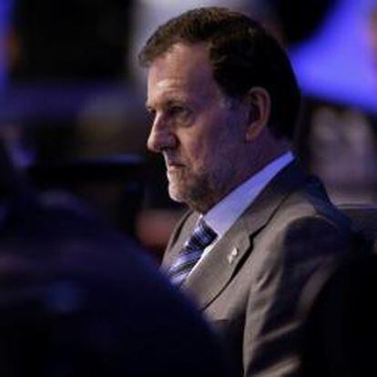 El presidente del Gobierno, Mariano Rajoy, durante la cumbre del G20 en Los Cabos, México.