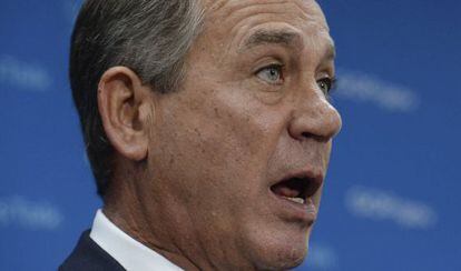 El presidente de la Cámara de Representantes, John Boehner.