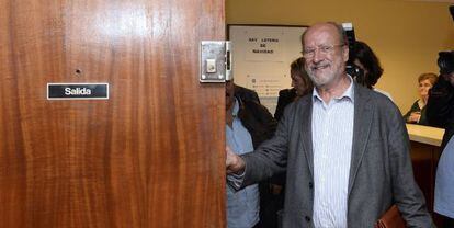 Javier León de la Riva, en la sede del PP de Valladolid.