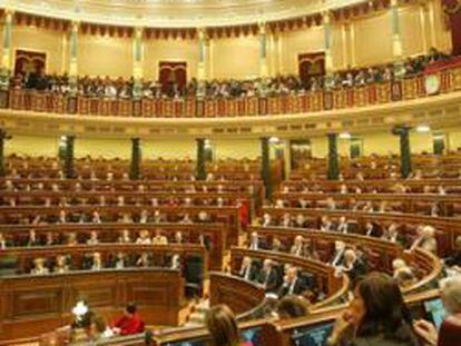 El Congreso de los Diputados, durante una de sus sesiones en la última legislatura