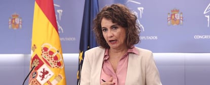 La ministra de Hacienda y portavoz del Gobierno, María Jesús Montero.