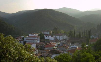 Vista de Las Mestas, en Cáceres.
