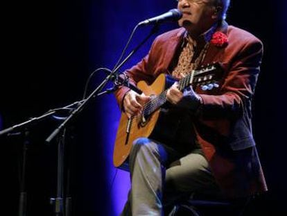 Caetano Veloso este martes en Oporto (Portugal).