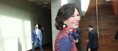 Ana. Botín, presidenta de Banco Santander.