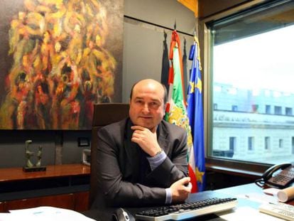 Andoni Ortuzar, un año como presidente del EBB del PNV.