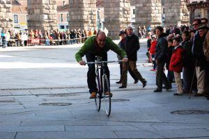 Carrera del Pavo de Segovia para bicis sin cadena.