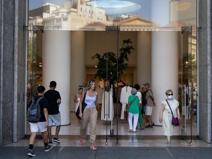 Tienda de Zara en el paseo de Gracia de Barcelona.