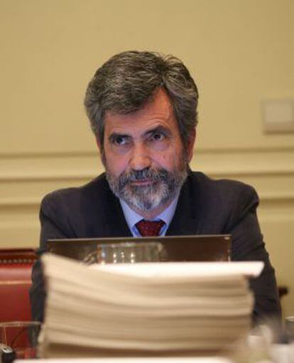 El president del Poder Judicial, Carlos Lesmes.
