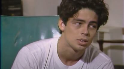 Benicio del Toro, en una de sus primeras audiciones, en el documental 'Bonnie'.