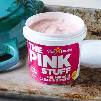 Se trata del limpiador más exitoso de la marca Stardrops: su pasta de limpieza rosa se usa en muchas superficies