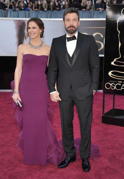 Jennifer Garner y Ben Affleck, en los Oscar de 2013.