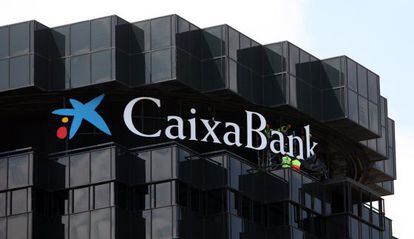 Imagen de la sede de CaixaBank en Barcelona.