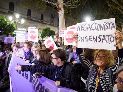 Manifestación del 25-N en Sevilla.