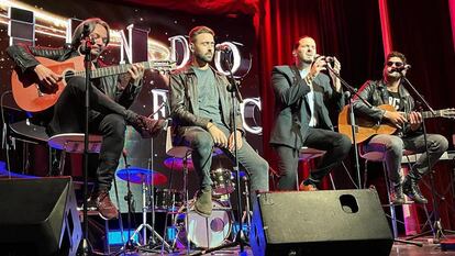 Actuación de Fondo Flamenco en la gala de premios de Radiolé. / @radiole_oficial