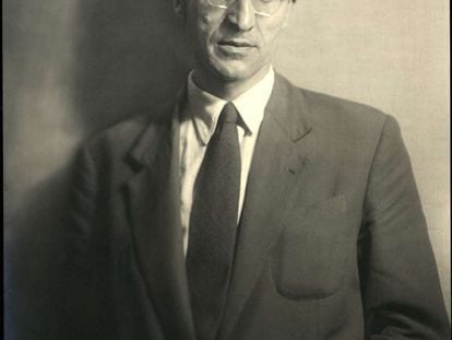 Cesare Pavese, en Roma en 1949-1950.