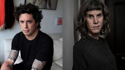 Los escritores latinoamericanos Benjamín Labatut y Nona Fernández