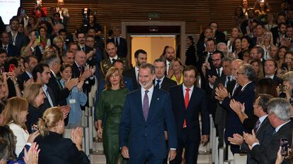 El rey Felipe VI asistió al congreso de la Empresa familiar en Cáceres.