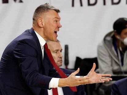 Jasikevicius, durante el partido ante el Real Madrid