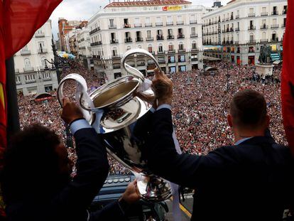 Las celebraciones del Real Madrid en imágenes, el campeón de la Champions 2018