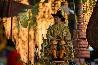 El rey de Tailandia Maha Vajiralongkorn, en Bangkok el pasado diciembre.