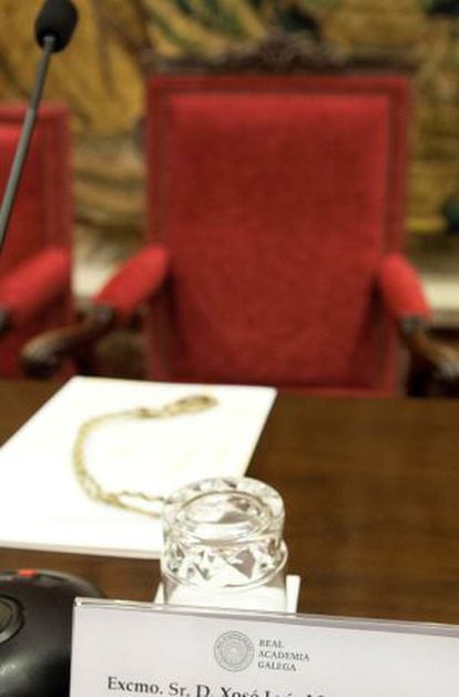 El sillón del presidente de la RAG