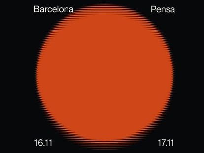 Cartel del festival Barcelona Pensa.