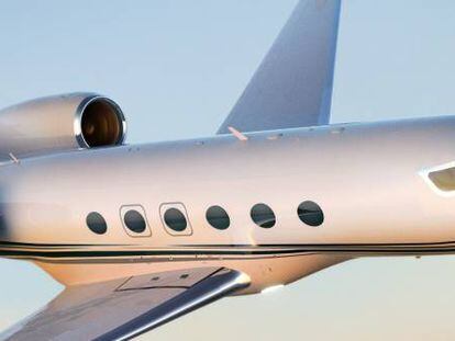 El avión Gulfstream G500 tiene una autonomía de vuelo de 9.800 kilómetros.