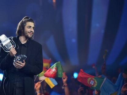 Salvador Sobral, guanyador d'Eurovisió.