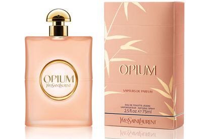 Opium Vapeurs de Parfum de Yves Saint Laurent (74,20 euros). Una versión más fresca y ligera del clásico de la casa.