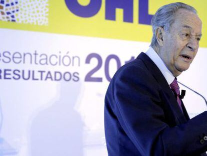 El presidente de OHL, Juan Miguel Villar 