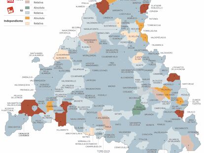 Cómo queda el reparto de poder la región tras los comicios municipales del pasado domingo.