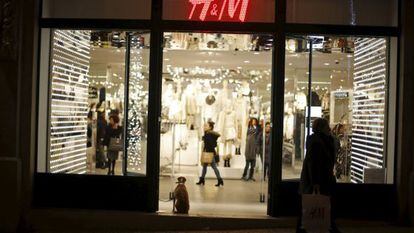 Exterior de una tienda de H&M, en Lisboa.