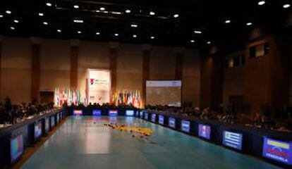 Reuni&oacute;n preparatoria de los ministros de Exteriores, en el marco de la XXI Cumbre Iberoamericana en Paraguay. 