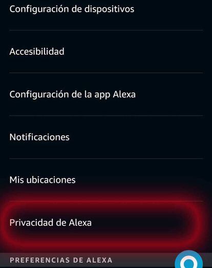 Privacidad Alexa