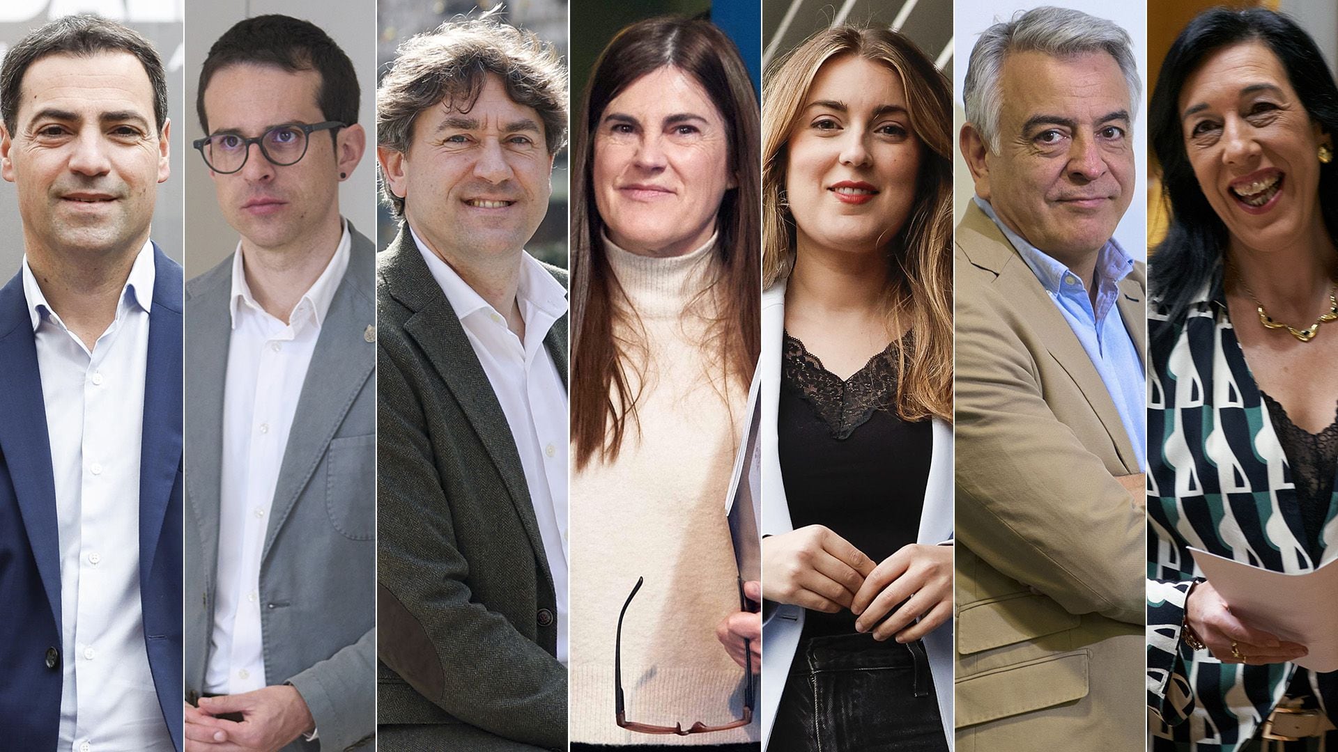 Estos son los candidatos a las elecciones vascas del 21 de abril