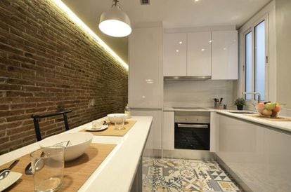 La cocina de la primera casa wellness de Espa&ntilde;a, en Barcelona