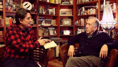 Luis García Montero conversa amb Joan Margarit.