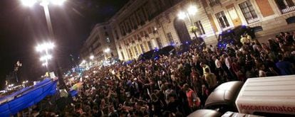 Protestas en la Puerta del Sol