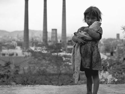 Gitanilla. Montjuic.Barcelona. 1950