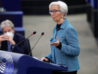 Christine Lagarde, presidenta del BCE.