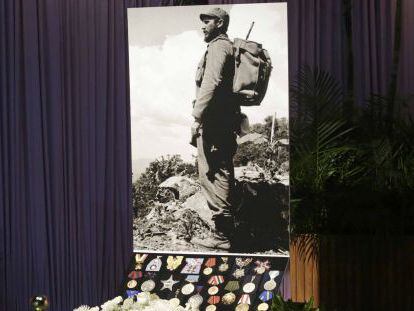 Homenaje a Castro en La Habana.