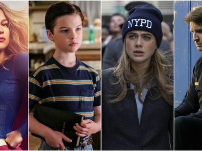 Las series 'Supergirl', 'El joven Sheldon', 'Manifest' y 'The Rookie'.
