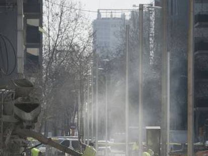 Obras en Can L'Alier, en la Calle Pere IV de Barcelona. 