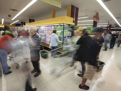 Un supermercado de Madrid