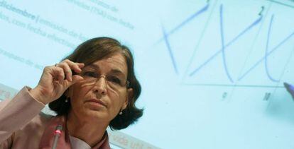 La presidenta del conocido como "banco malo", Belén Romana.