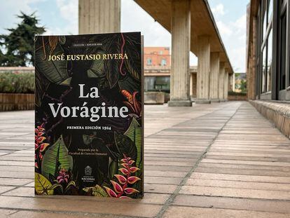 Ejemplar de la reedición de la versión príncipe de La Vorágine.